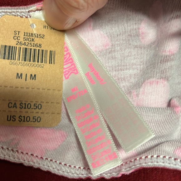 NWT Victoria’s Secret PINK Panties 4 Pair Bundle. Size Medium - Picture 9 of 15